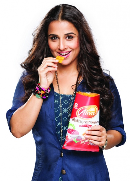 Check out: Vidya Balan endorses a snack brand
